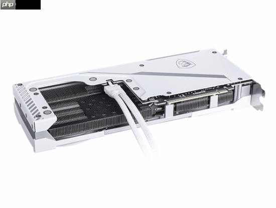 微星首款背插显卡发布：纯白配色、看不到一根线