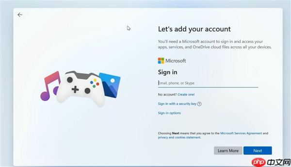 新版Windows 11正式宣告OOBE离线安装死刑：强制绑定微软账号安装系统