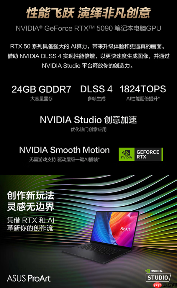 全新华硕ProArt 创16 2025今日开售，AI赋能移动创作巅峰待审核