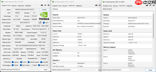 影驰RTX 5070 Ti HOF OC LAB黑魂X评测|纯黑哑光 旗舰性能