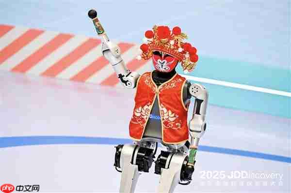 机器人叠衣、对话、踢足球 京东JDD大会上演“AI生活总动员”