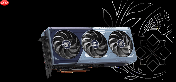 华擎推出 RX 9070 XT《怪物猎人：荒野》联名显卡：蓝色外观颜值爆表