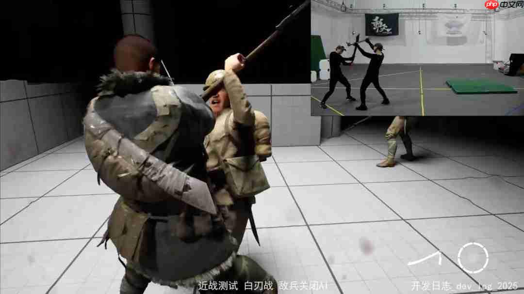 抗日游戏《山河在》开发日志  近战和绳索攀爬展示