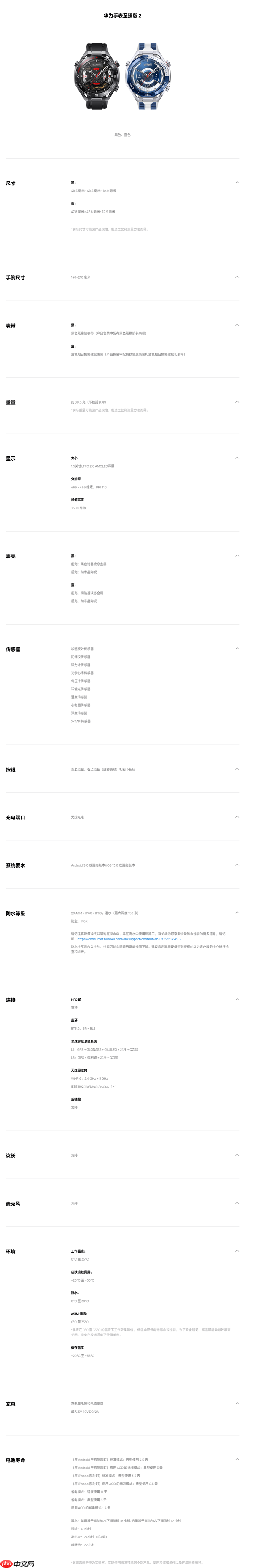 华为WATCH Ultimate 2海外发布：首发海豚声呐通信 水下60米内一键求救