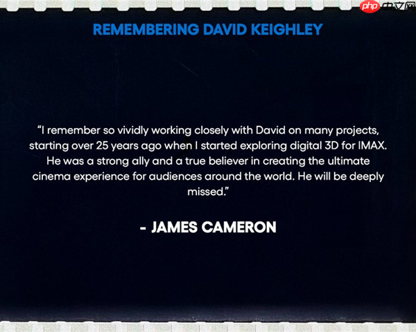IMAX背后的老头去世了 全好莱坞都欠他一句谢谢
