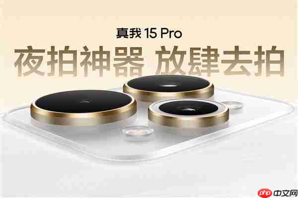 真我15 Pro发布:夜拍神器 1999元起