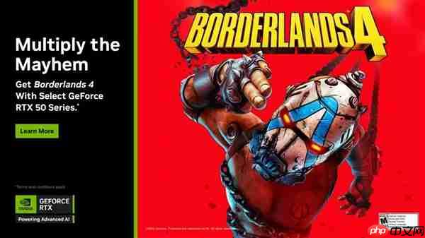 NVIDIA：4K下DLSS4可将《无主之地4》帧率提升至5.5倍！