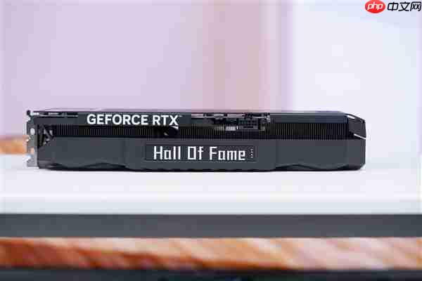 最强非公版！影驰RTX 5070 Ti HOF OC LAB黑魂X显卡图赏