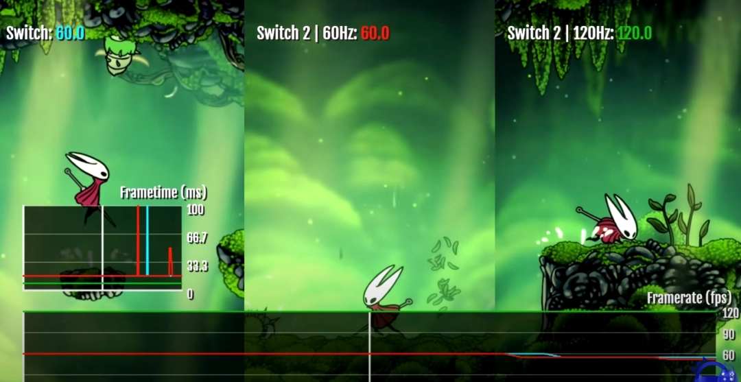 大幅提升！《空洞骑士：丝之歌》ns2与ns版性能比较