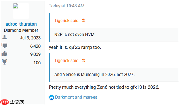 性能飞跃！AMD下代Zen6 CCD采用台积电2nm N2P：IOD为3nm N3P