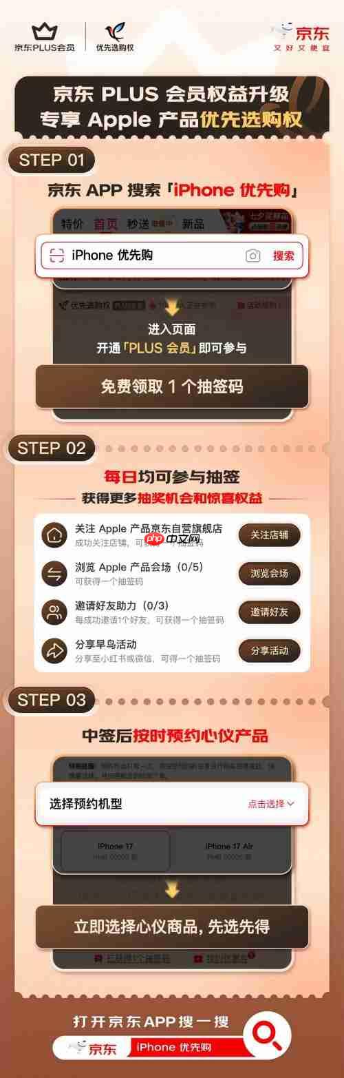 京东Apple产品现货充足不用等 京东PLUS可优先选购iPhone新品