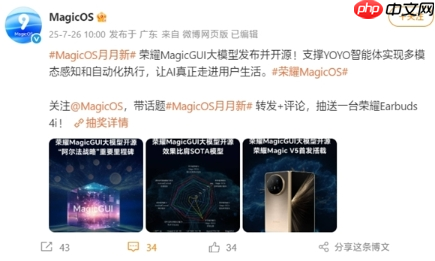 荣耀发布开源MagicGUI大模型，Magic V5首发实现跨设备智能自动化