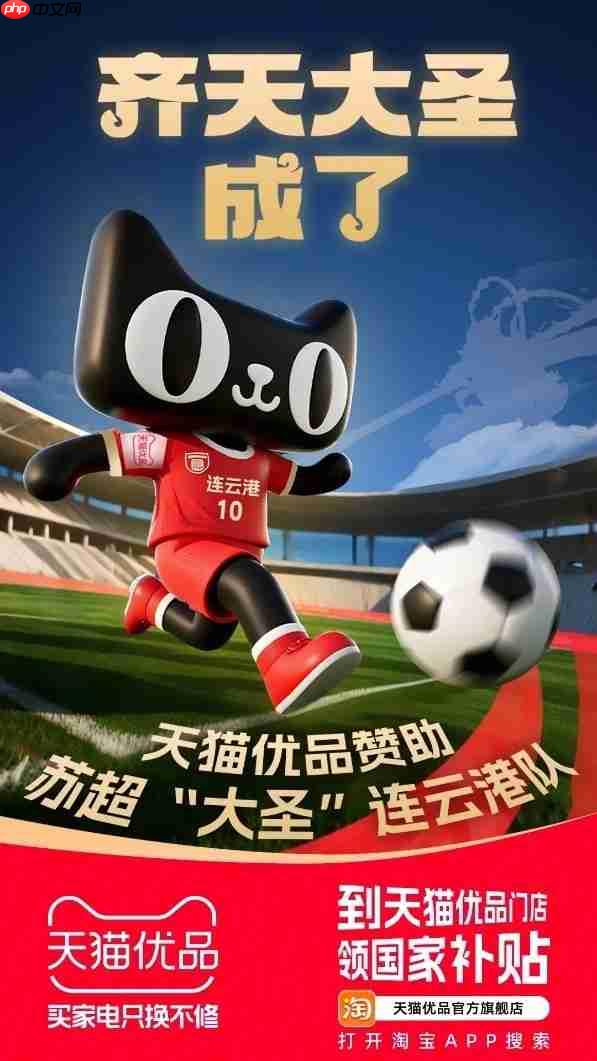 天猫优品赞助连云港队持续上演“散装阿里”赞助散装苏超