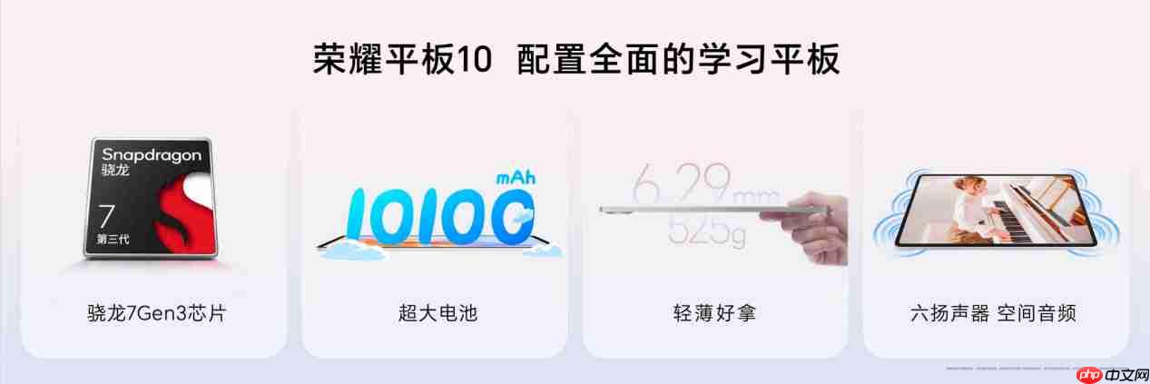 放心看 放心学，荣耀平板10掀起AI学习平板体验新风潮