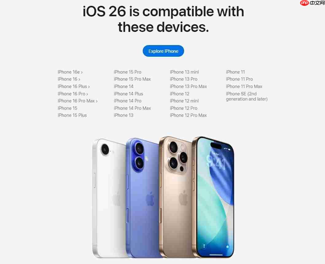 苹果WWDC25新系统适配机型名单:你的设备还能升级吗?