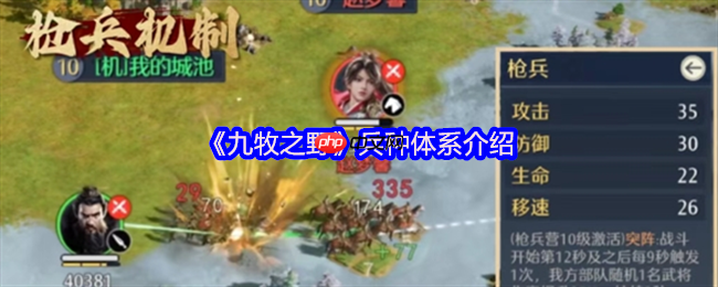 战场交响曲：九牧之野兵种克制与战术全解析