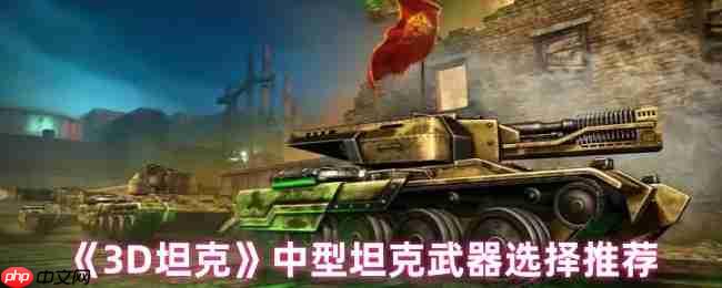 3D坦克中型与轻型坦克武器搭配全攻略