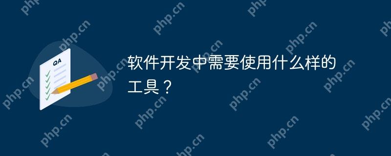 软件开发中需要使用什么样的工具？
