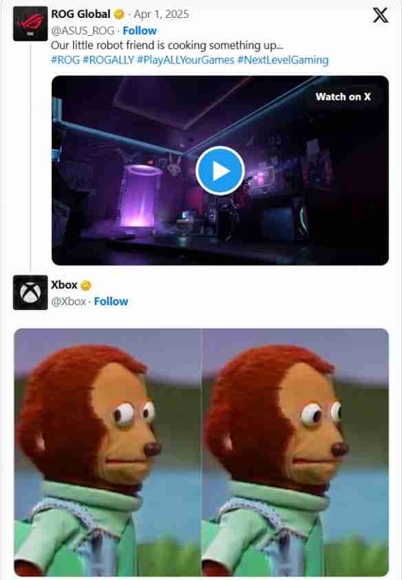 ROG预告新掌机要来了？可能与Xbox或特摄片有关！