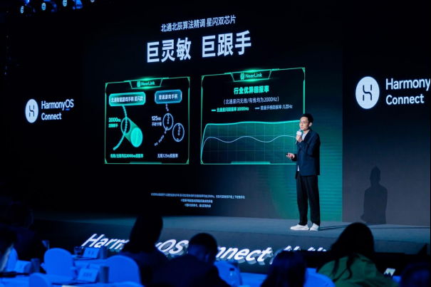 线下首曝 北通智能游戏手柄 星闪款亮相鸿蒙智联伙伴峰会