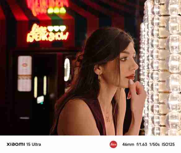 小米15 Ultra夜景人像样张：肤色神态还原 质感更强！