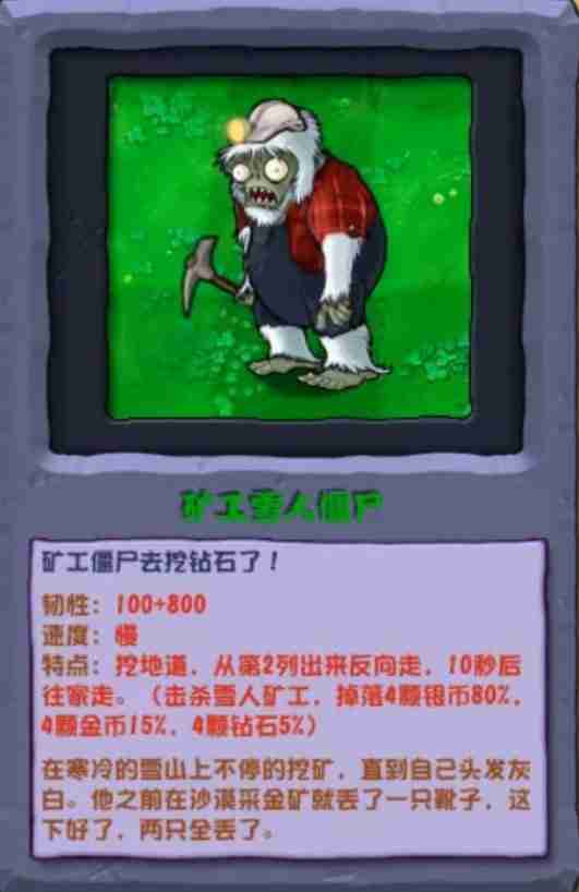 《植物大战僵尸杂交版》2.1版新增僵尸说明