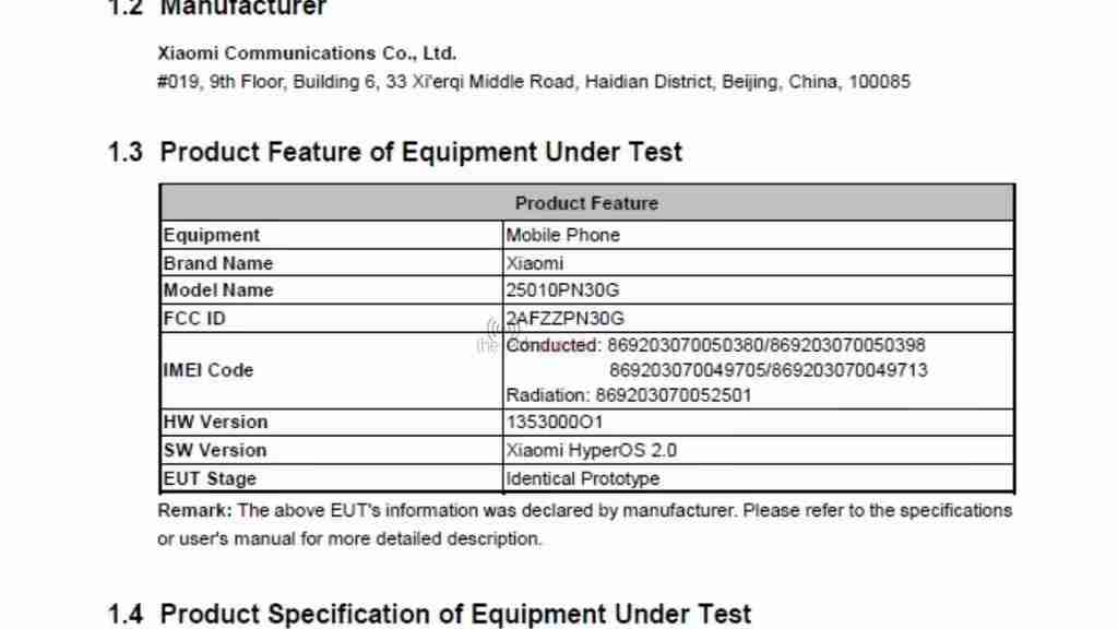 小米15 Ultra手机通过多项认证，曝有黑、白、银三色
