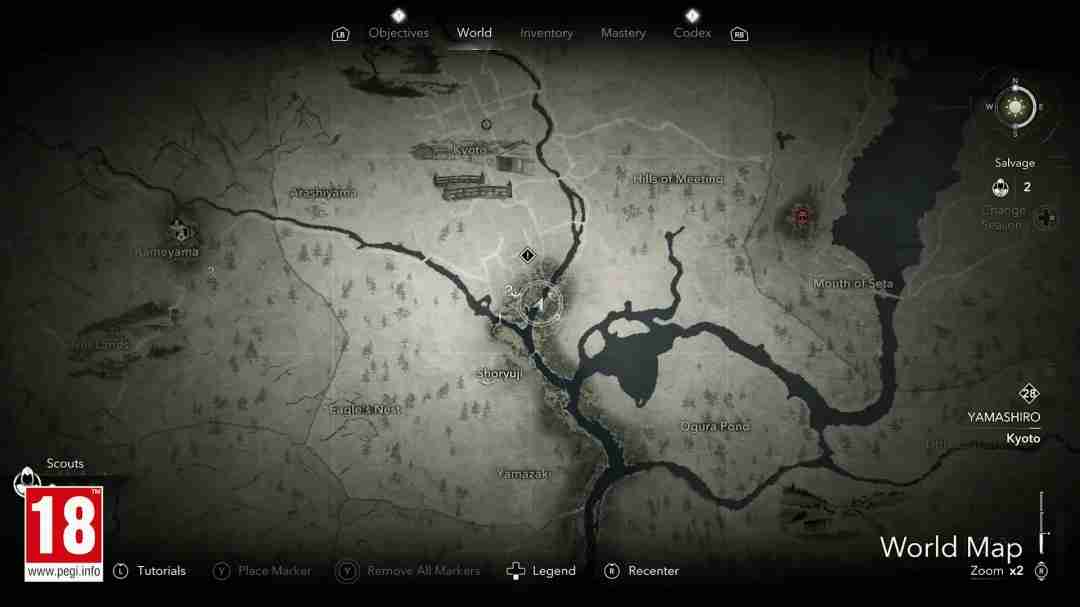 刺客信条：影“探索”主题深度解析：揭开世界地图的秘密与丰富的互动机制