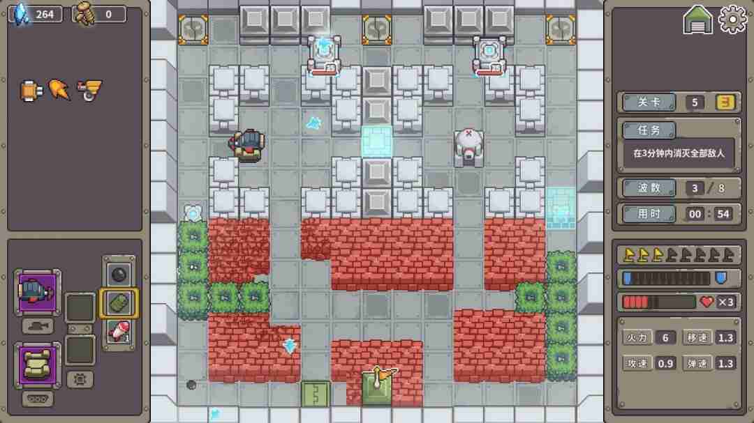 坦克核心》Steam页面上线：融合Roguelike元素的俯视角射击游戏邀你共创战车传奇