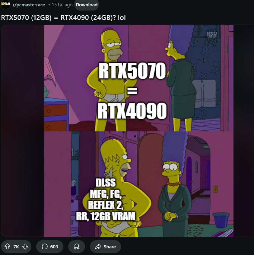 RTX 5070与RTX 4090性能对比：DLSS 4多帧生成技术下的真相