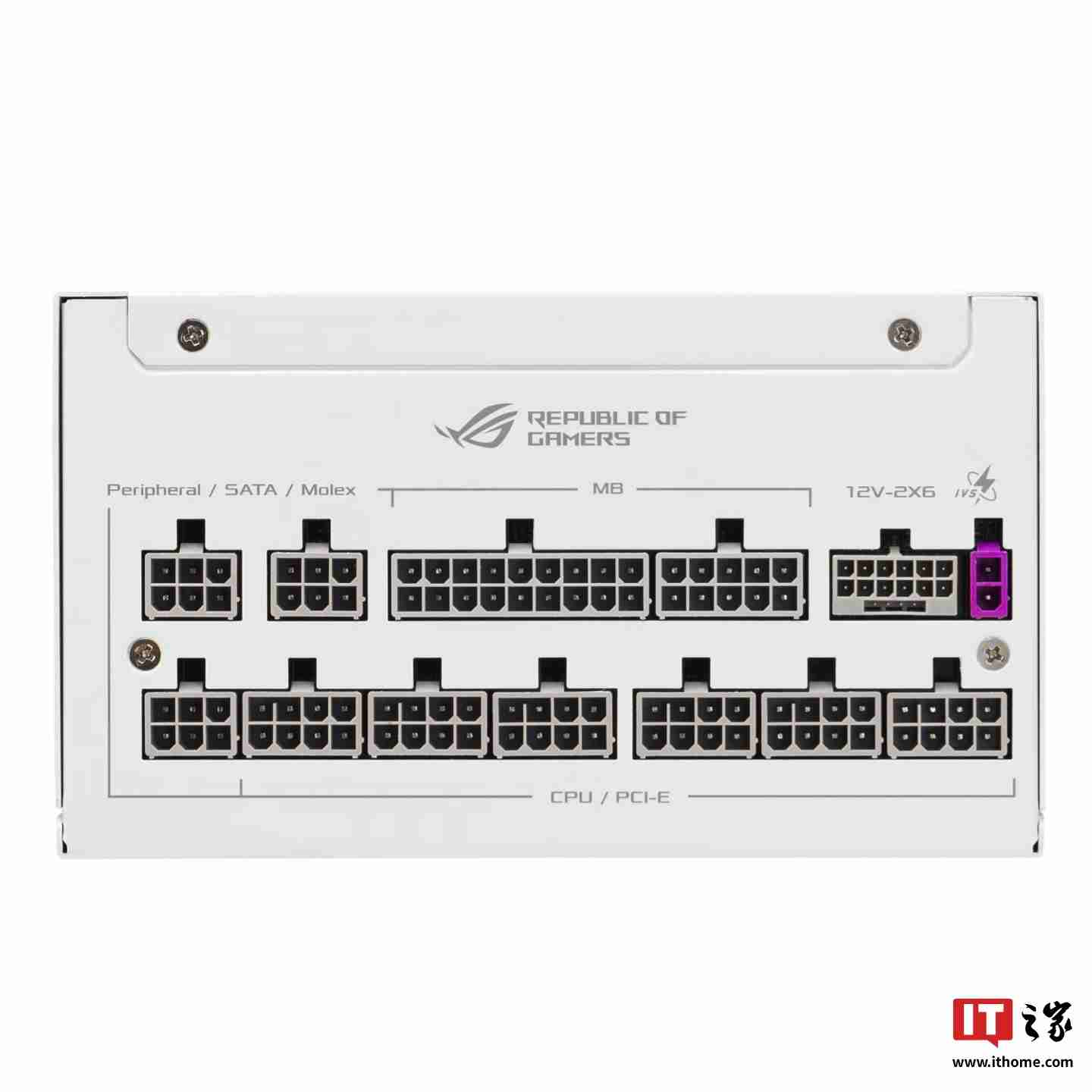 华硕 ROG STRIX 白金雷鹰 1000W 白色版电源首销，1499 元