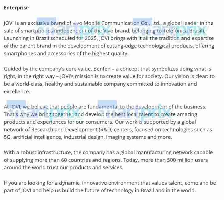 vivo将开启巴西新征程：JOVI品牌2025年首发