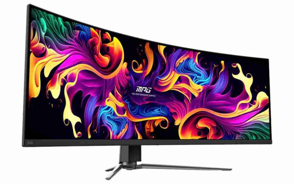 微星“491CQPX”48.9 英寸带鱼屏显示器国行上市，双 2K 240Hz QD-OLED，6499 元