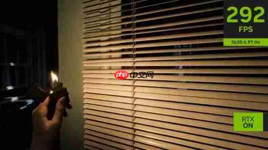 《生化危机9：安魂曲》路径光追/DLSS4预告 不到60帧暴涨至200帧