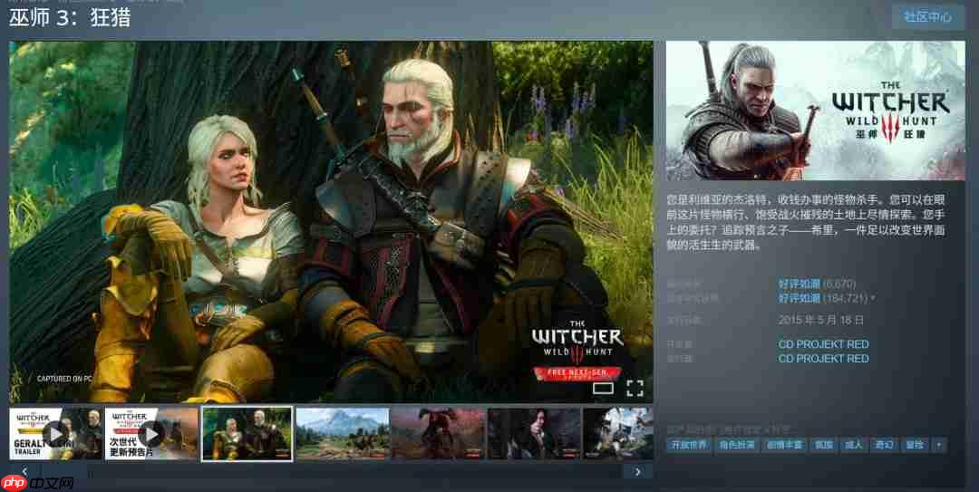 十年老游戏还没完？传《巫师3》神秘资料片获多方消息“证实”