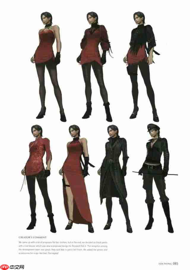 《生化危机6》攻略——废弃服装设计图 艾达王服装太棒了