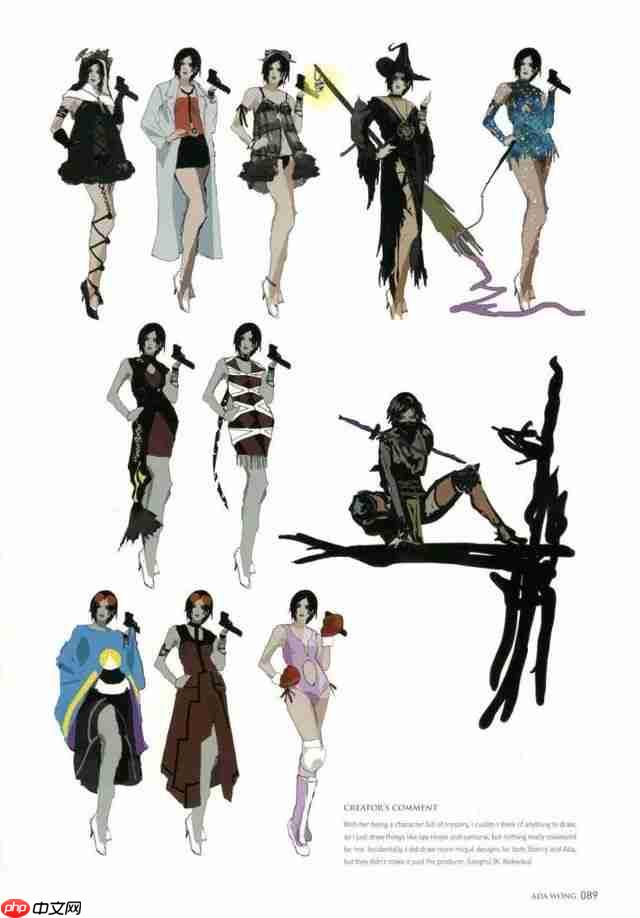 《生化危机6》攻略——废弃服装设计图 艾达王服装太棒了