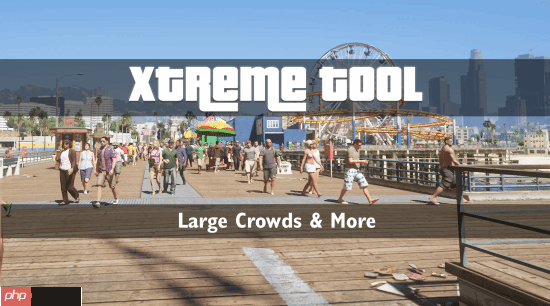 繁华洛圣都！《三男一狗》人口密度MOD:路上都是人