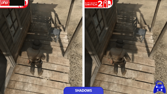 《荒野大镖客：救赎》NS和NS2画面对比：2K/60帧 加载超快