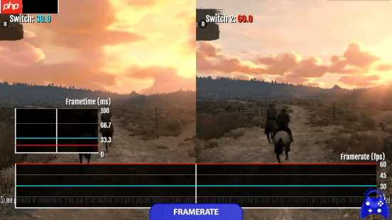 《荒野大镖客：救赎》NS和NS2画面对比：2K/60帧 加载超快