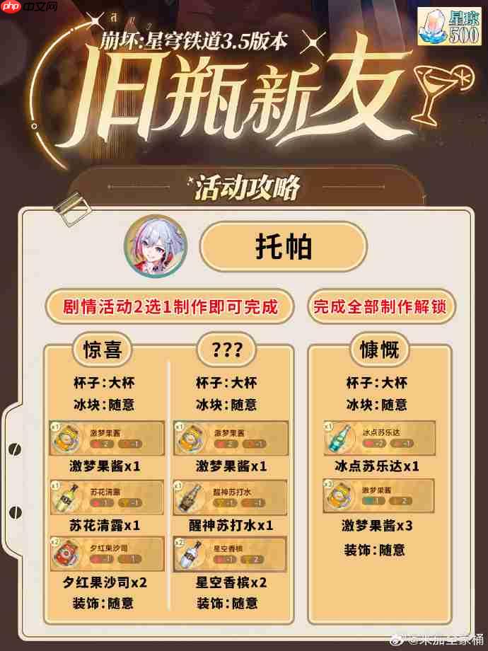 崩坏星穹铁道旧瓶新友怎么玩-崩坏星穹铁道旧瓶新友攻略