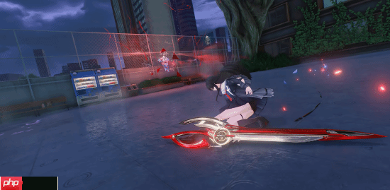 《鸣潮》新角色战斗演示：黑长直JK少女挥舞大剪刀！